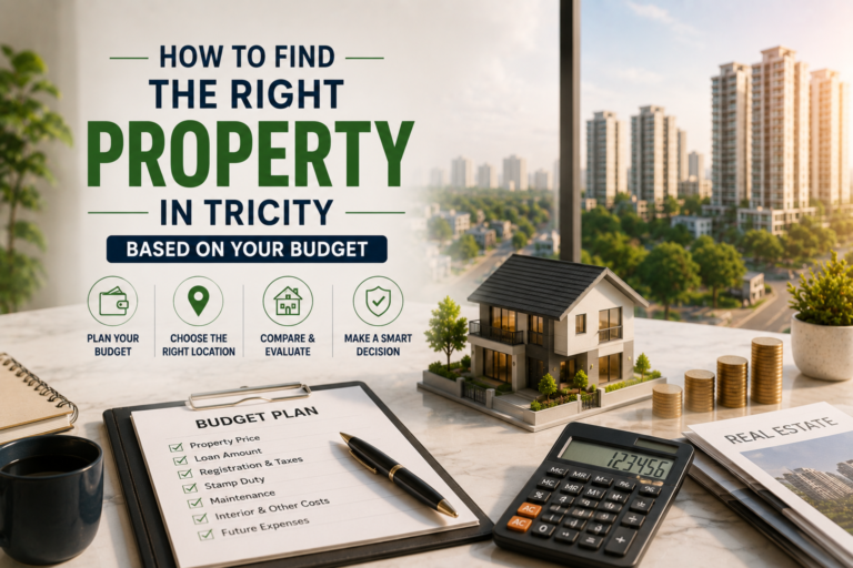 How to Find the Right Property in Tricity Based on Your Budget