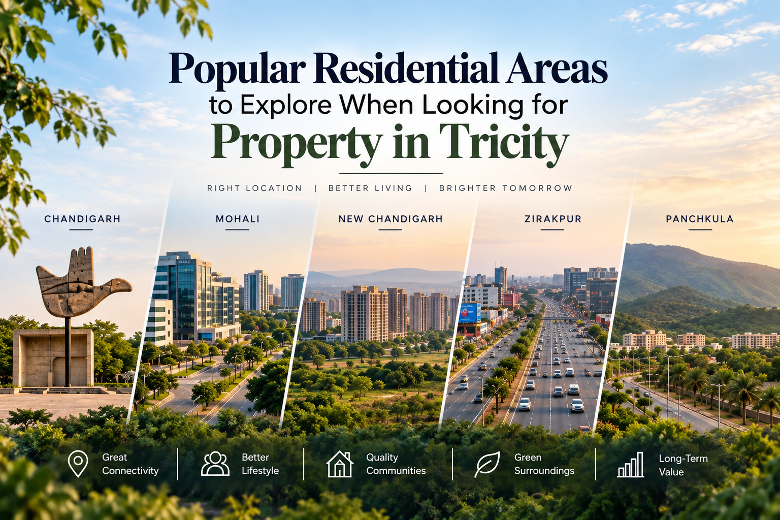 Popular Residential Areas to Explore When Looking for Property in Tricity