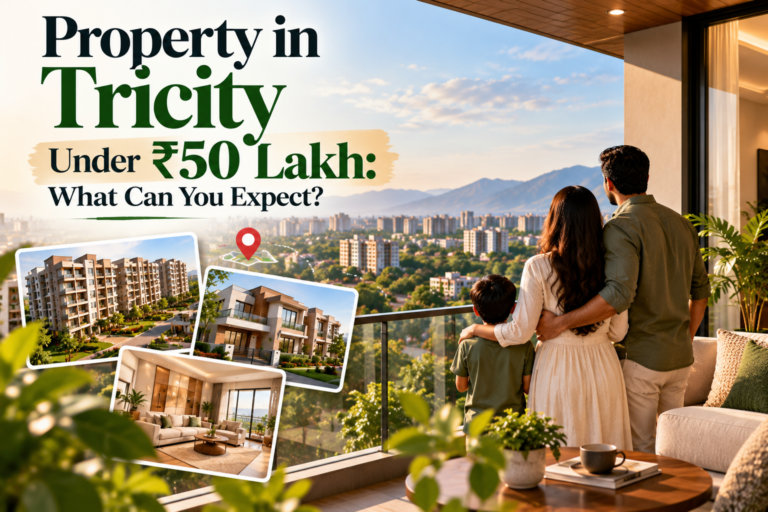Property in Tricity Under ₹50 Lakh: What Can You Expect?