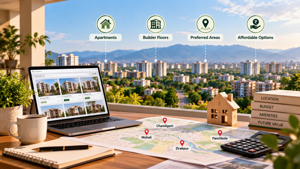 Property in Tricity Under ₹50 Lakh: What Can You Expect?
